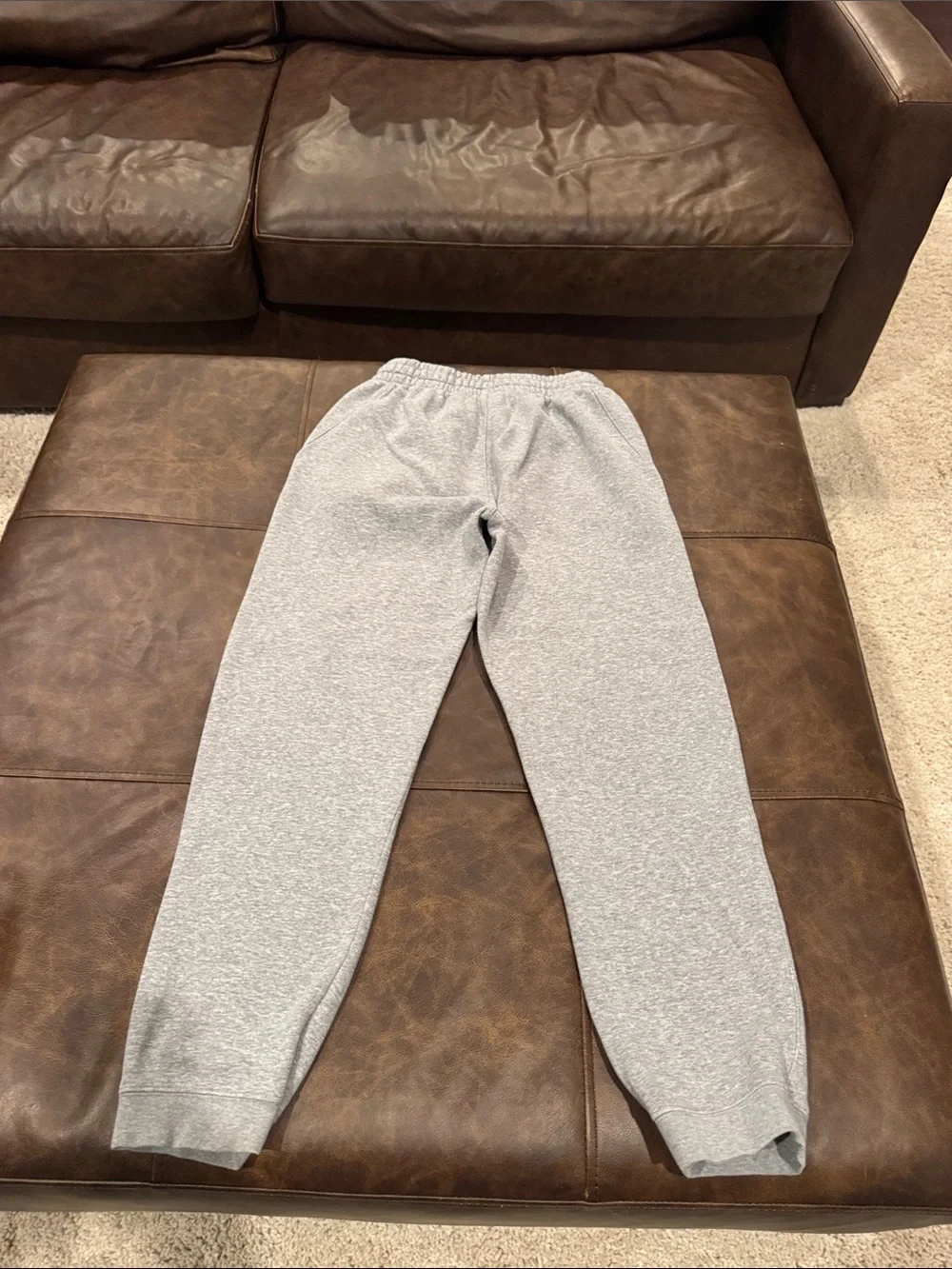 Nike Youth XL - Light Gray Fleece Joggers